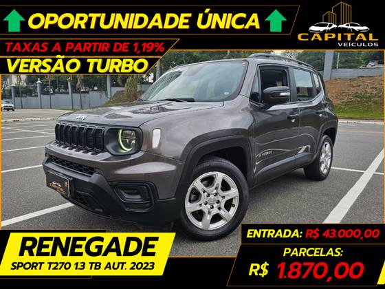 JEEP RENEGADE 1.3 T270 TURBO FLEX SPORT AT6